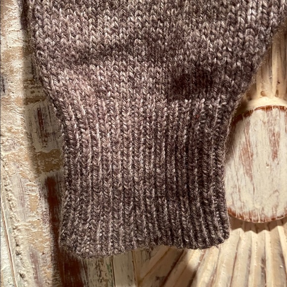 FRAME Fair Isle Crewneck Knit  Sweater /Mushroom Tan Brown, Large/ - Picture 3 of 15